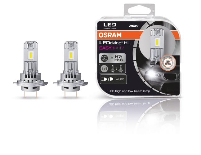 LED autožárovky OSRAM H7/H18 bílé,12V - 2 ks
