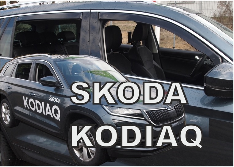 HEKO Ofuky oken - Škoda Kodiaq 5D r.v. 2016 (+zadní)
