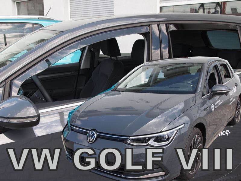 HEKO Ofuky oken - Volkswagen Golf VIII 5D r.v. 2020 (+zadní)