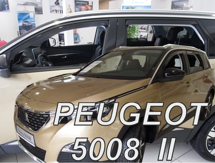 Ofuky oken - Peugeot 5008 II 5D r.v. 2017 (+zadní)