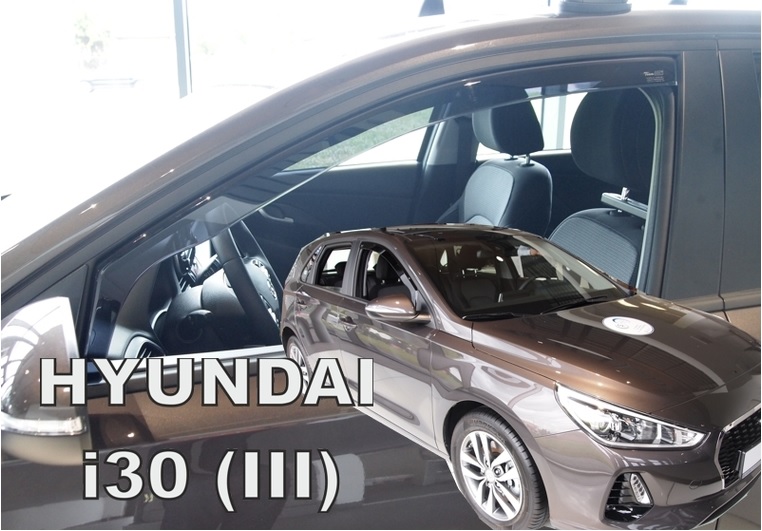 HEKO Ofuky oken - Hyundai i30 5D r.v. 2017, přední
