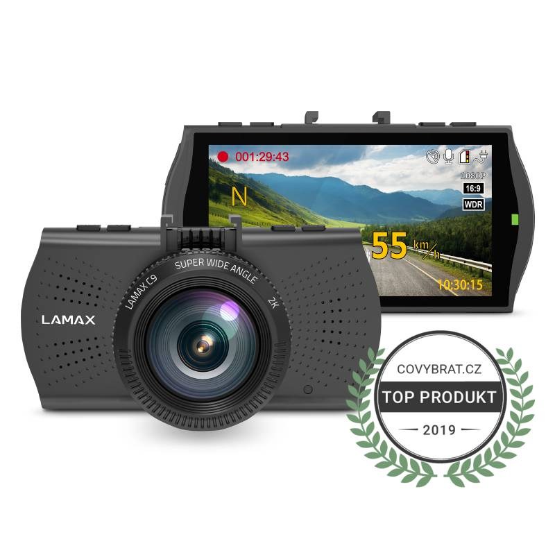 Autokamera LAMAX C9 GPS (s hlášením radarů)