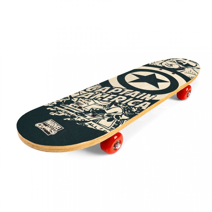 Skateboard dřevěný CAPTAIN AMERICA Marvel