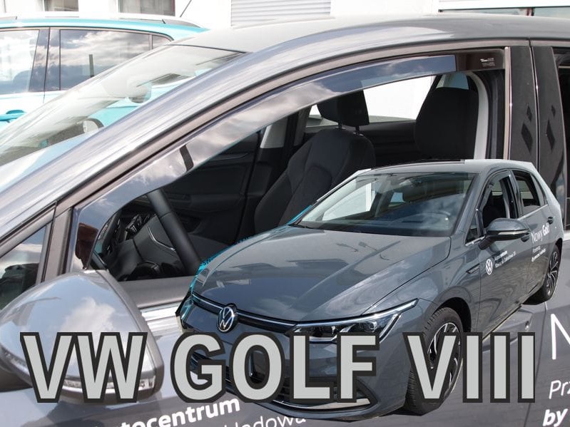 HEKO Ofuky oken - Volkswagen Golf VIII 5D r.v. 2020, přední