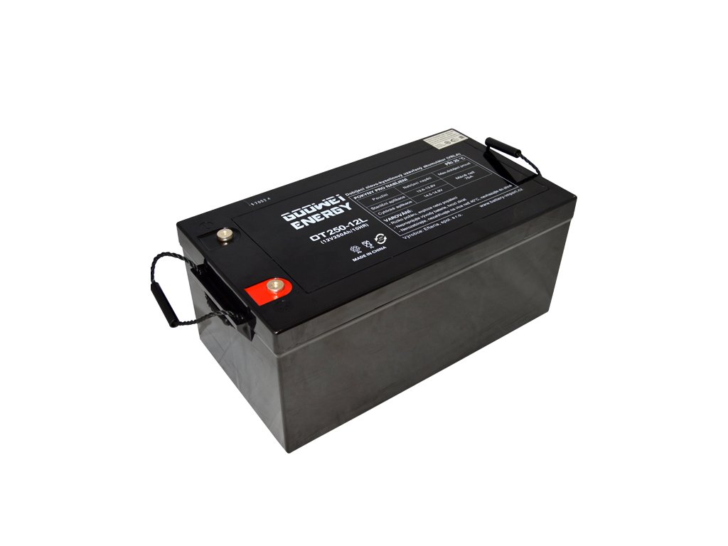 Trakční (AGM) baterie GOOWEI ENERGY OTL250-12, 250Ah, 12V