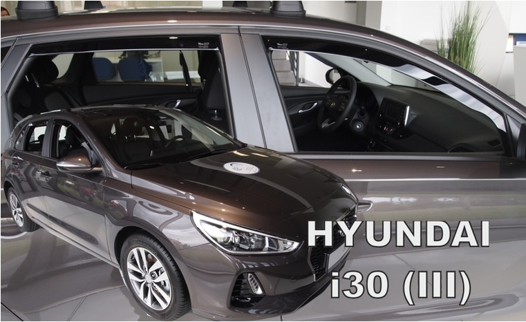 HEKO Ofuky oken - Hyundai i30 5D r.v. 2017 (+zadní)
