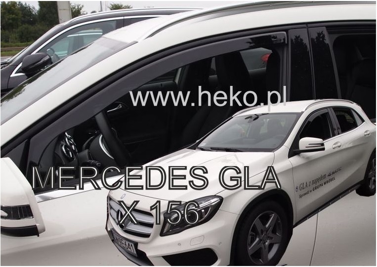 HEKO Ofuky oken - Mercedes GLA X156 5D r.v. 2014, přední