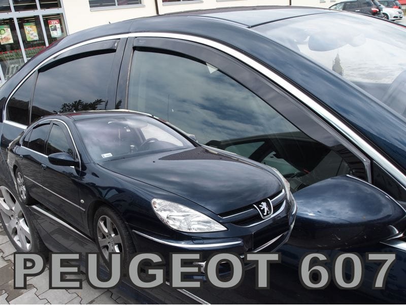 HEKO Ofuky oken - Peugeot 607 4D Sedan r.v. 1999-2010 (+zadní)