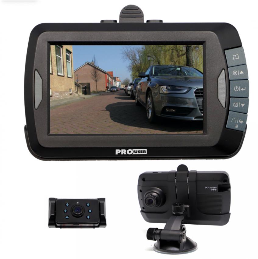 Bezdrátový kamerový systém Pro-user - 4,3" LCD + couvací kamera s nočním viděním