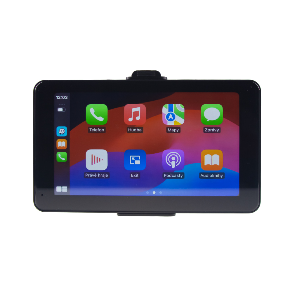 Monitor 7" s OS Android + Apple CarPlay, Android auto, Bluetooth, micro SD, GPS, park. kamera