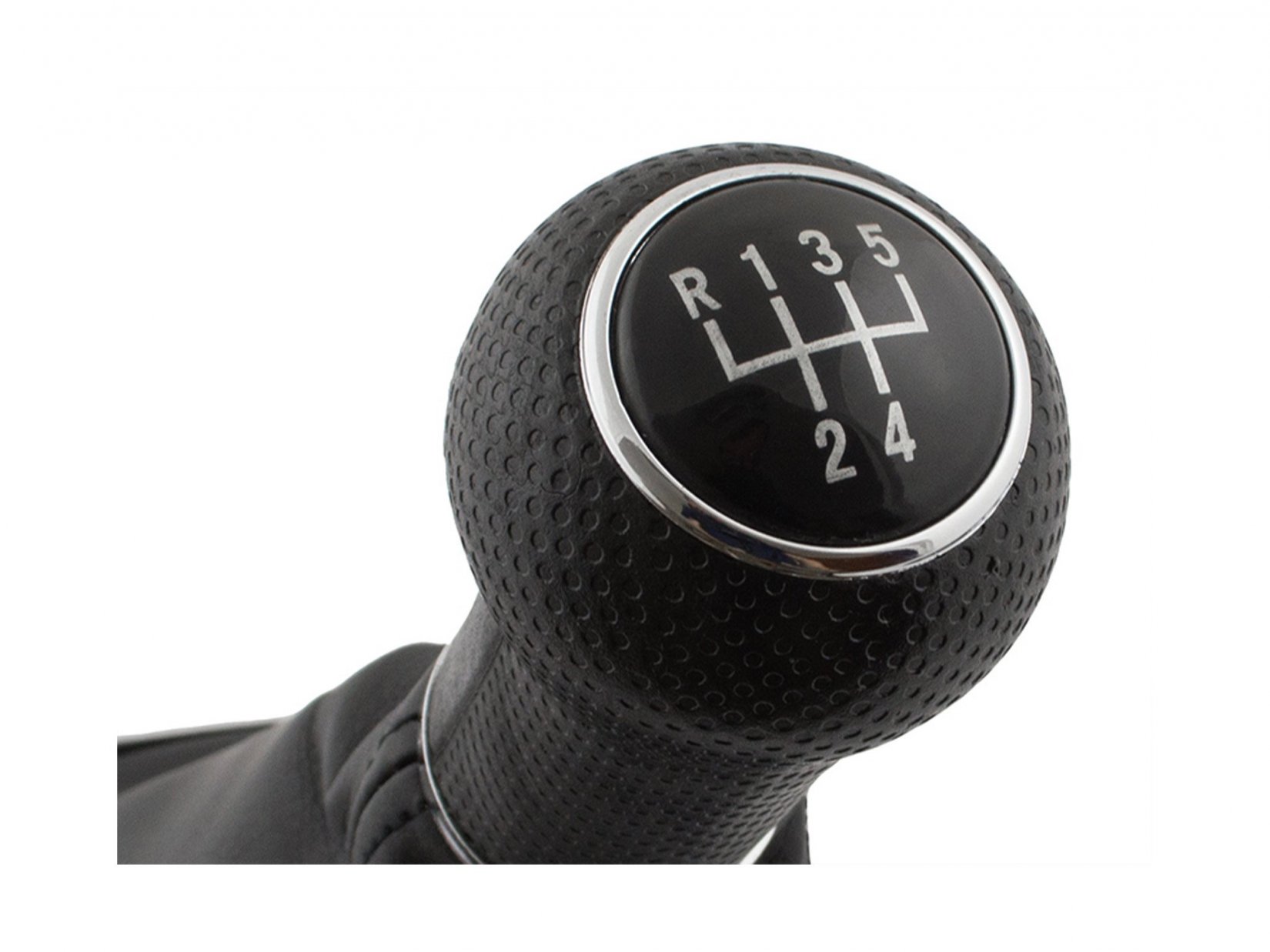 Řadicí páka s manžetou VW Golf IV, Bora, 5 stupňů černá (hlava 12mm)