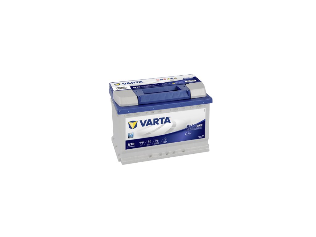 Autobaterie VARTA Blue Dynamic EFB 70Ah, 12V, N70