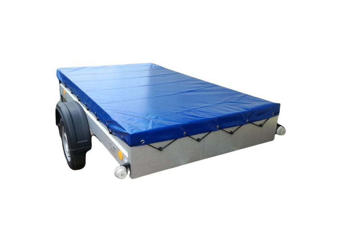 Plachta na přívěsný vozík 2120 x 1160 mm, modrá, CZ výroba (tkaná plachtovina 650 g/m2)