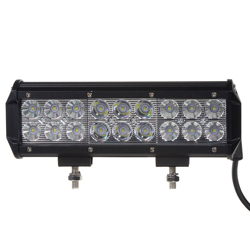 LED světlo obdélníkové, 18x3W, 234x80x65mm, ECE R10