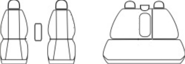 Automega Autopotahy HYUNDAI TUCSON III, od r. 2015, šedo černé