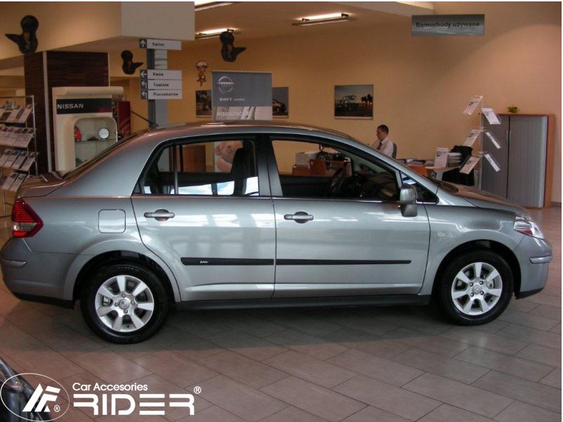 RIDER Lišty dveří Nissan Tiida r.v. 2004-2010