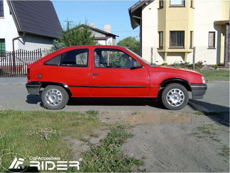 RIDER Lišty dveří Opel Kadet r.v. 1984-1991 (3 dveře)