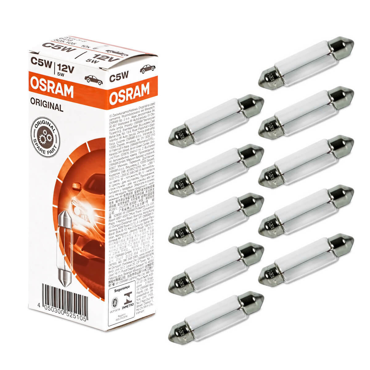 Osram Standard C5W SV8,5-8 12V 5W 10ks
