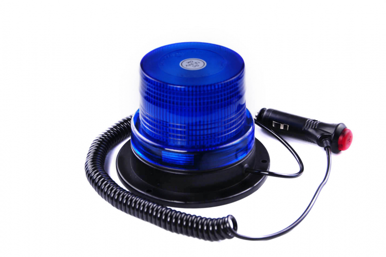 PROFI LED maják 12-24V 40x1W modrý ,130x95 mm