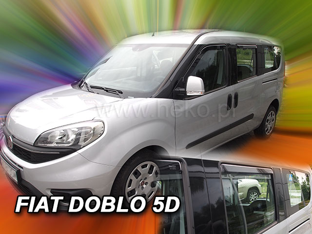 Ofuky oken - Fiat Doblo II 5D 10R (+zadní)