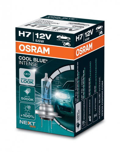 Autožárovka Osram H7 12V Cool Blue Next Generation - Xenon Effect 5000K
