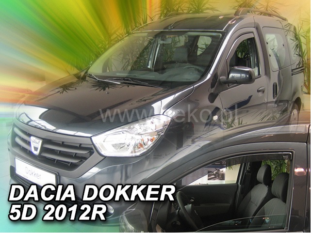 HEKO Ofuky oken - Dacia Dokker 5D r.v. 2012R přední