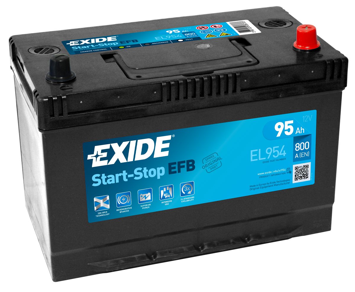 Autobaterie EXIDE START-STOP EFB 95Ah 12V 800A