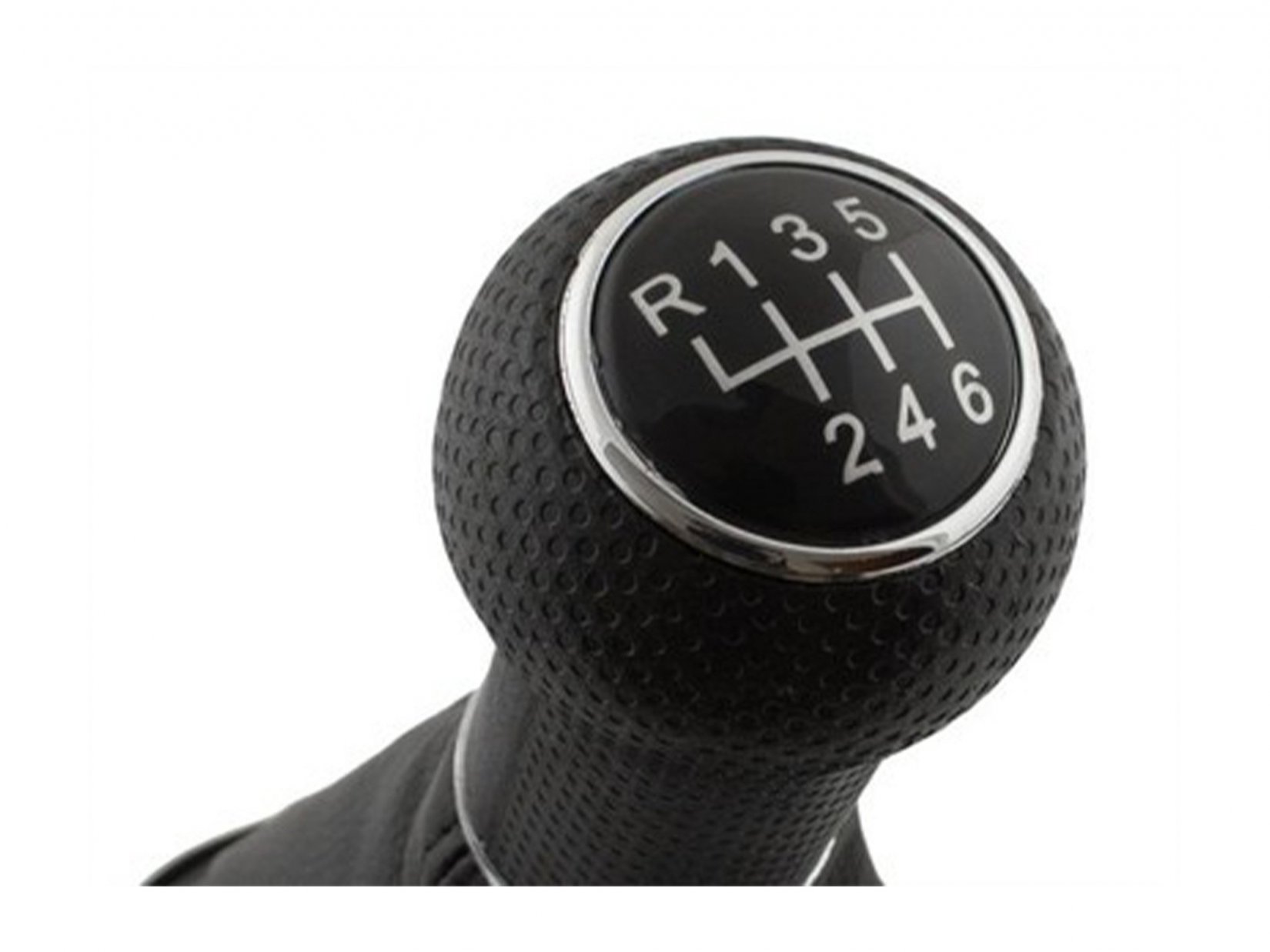 Řadicí páka s manžetou VW Golf IV, Bora, 6 stupňů černá (hlava 23 mm)