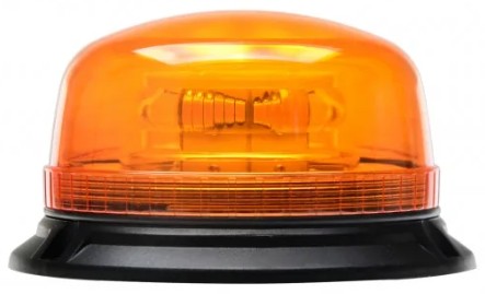 LED maják, 12-24V, 36x LED oranžový, pevná montáž, ECE R65 R10 - 136x73mm