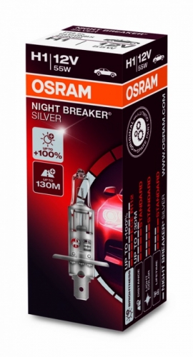 Osram Night Breaker Silver H1 12V 55W P14,5s