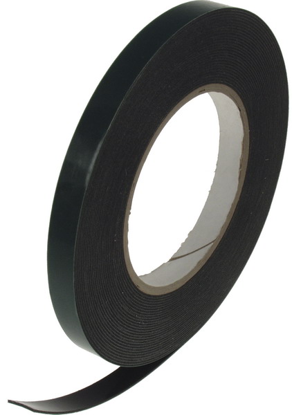 Oboustranná lepící páska černá, 12mmx10m