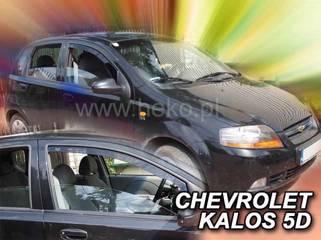 Ofuky oken - Chevrolet Kalos 5D 04-08R, přední
