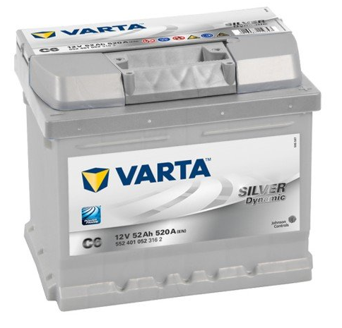 Varta Silver Dynamic 12V 52Ah 520A 552 401 052