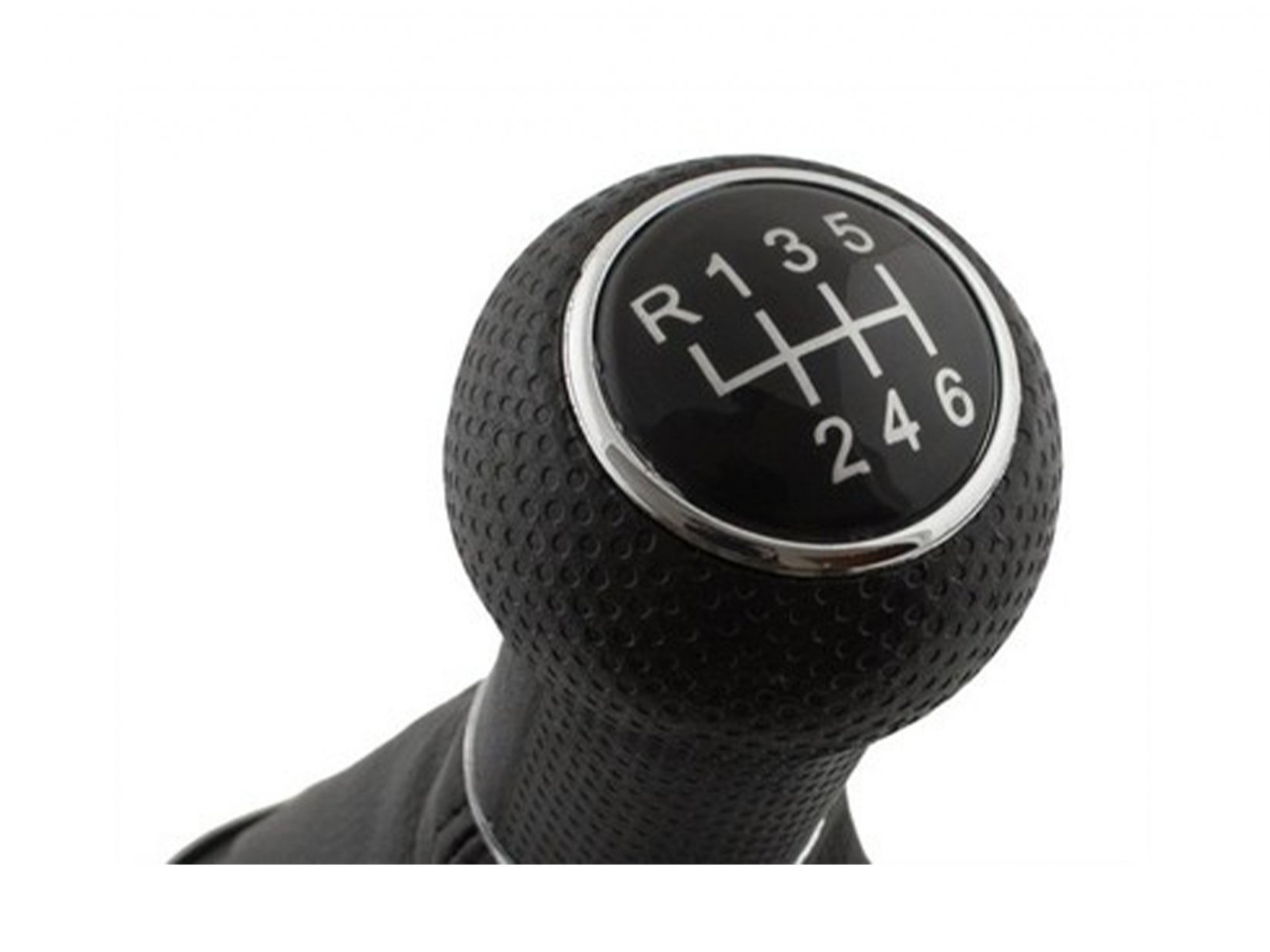 Řadicí páka s manžetou VW Golf IV, Bora, 6 stupňů černá (hlava 12mm)