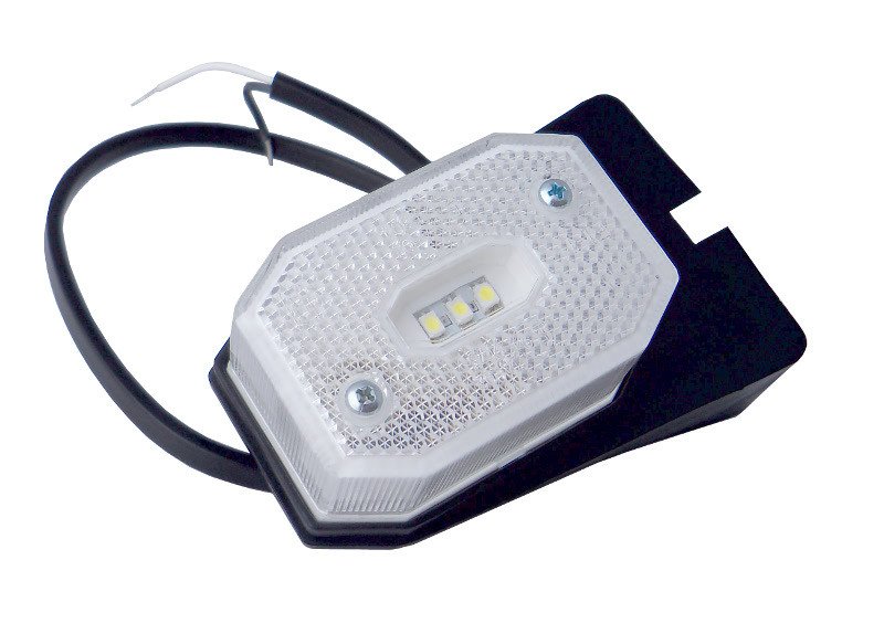 Poziční světlo FT-001 BI, LED bílé úhlový držák, FRISTOM