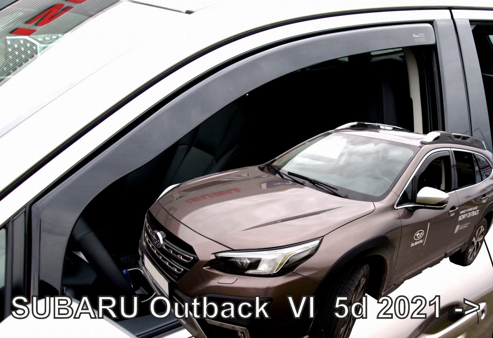 HEKO Ofuky oken - Subaru Outback 5D r.v. 2021, přední
