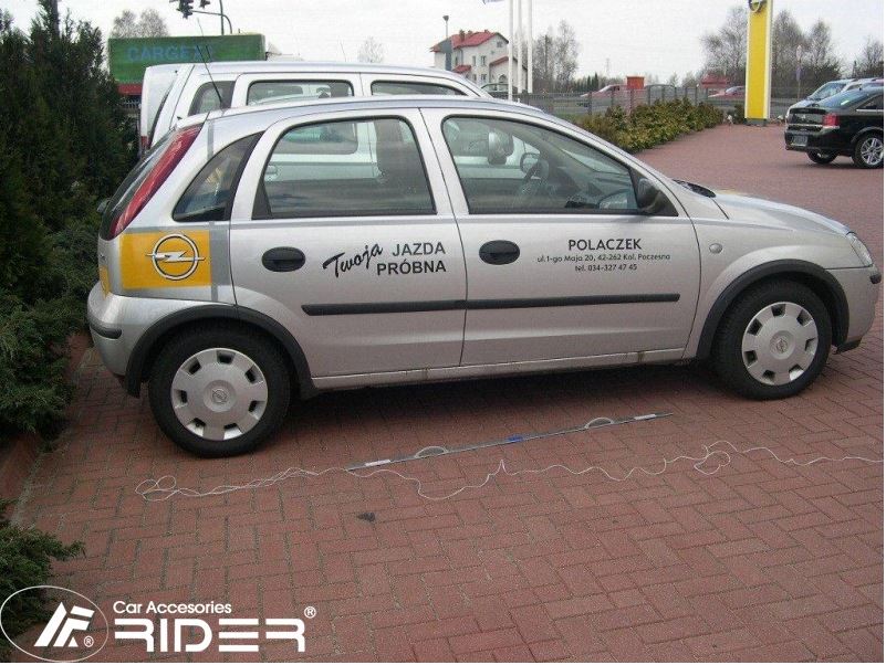 RIDER Lišty dveří Opel Corsa (C) r.v. 2000-2006