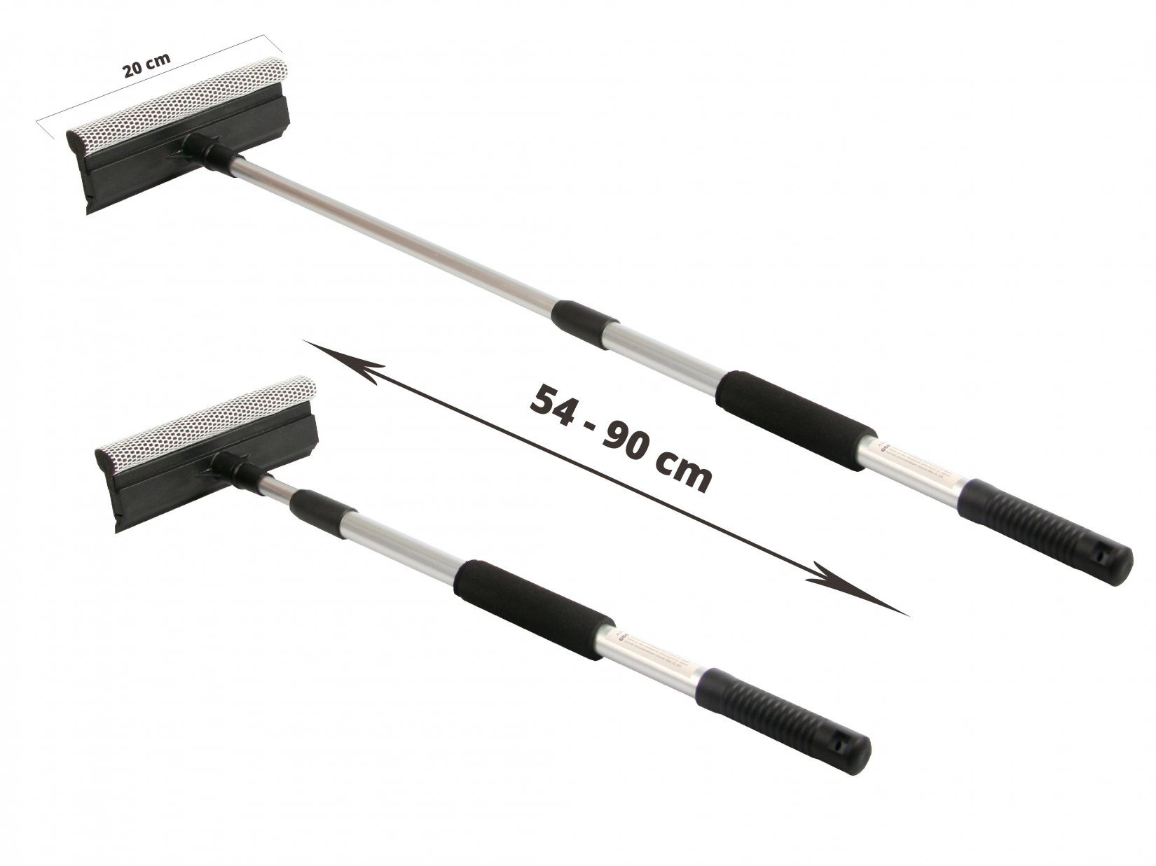 Stěrka na okno s teleskopickou rukojetí 54 - 90 cm