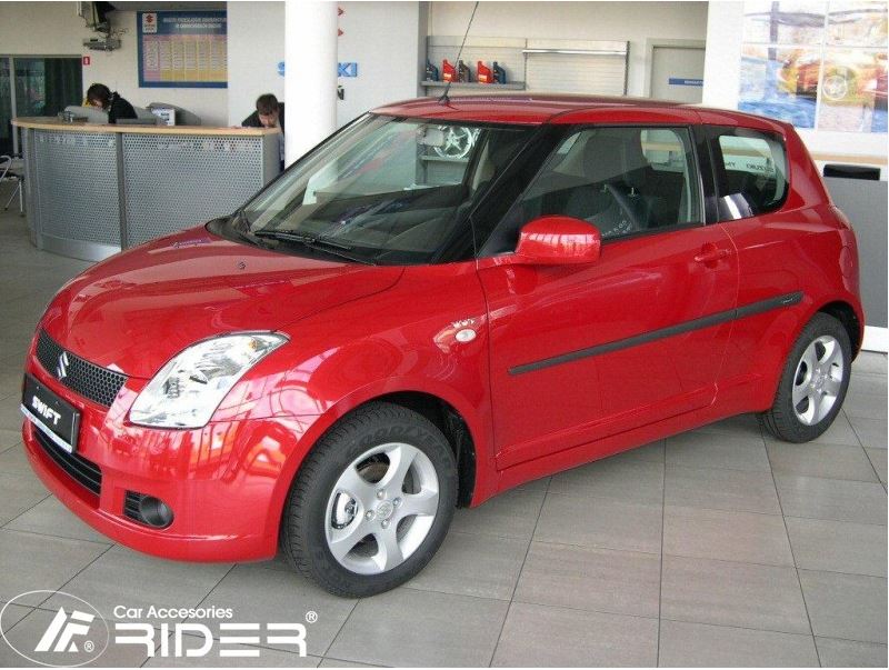 RIDER Lišty dveří Suzuki Swift r.v. 2005-2010 (3 dveře)