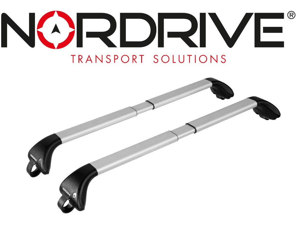 Střešní nosiče NORDRIVE SNAP ALU RAIL S 80-111cm na podélníky