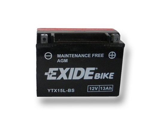 Motobaterie EXIDE BIKE Maintenance Free 13Ah, 12V, YTX15L-BS