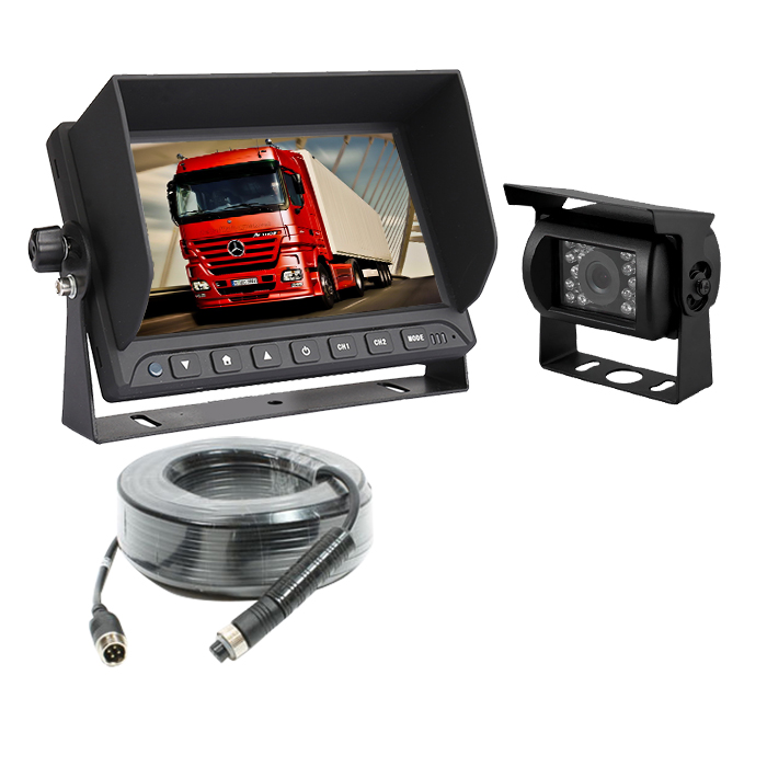 AUTIO Kamerový systém pro kamiony 7" 2 x AV, HD 12-36V - 15m kabel
