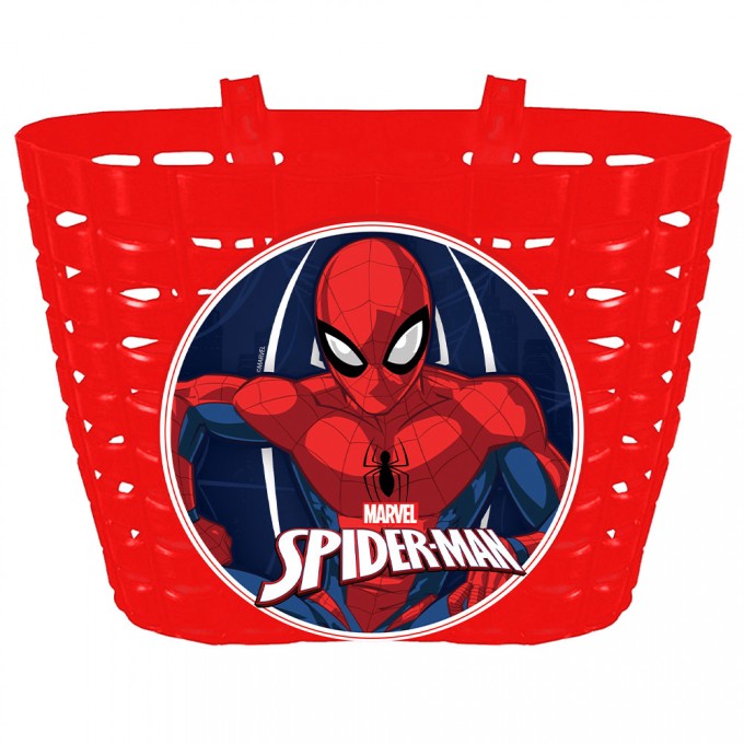 DISNEY SEVEN Košík na kolo Spiderman Plast 20x14,5x13 cm