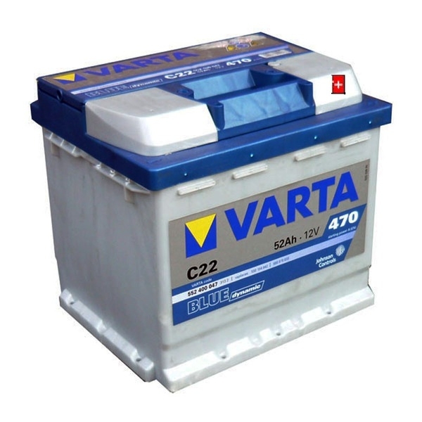 Varta Blue Dynamic 12V 52Ah 470A 552 400 047