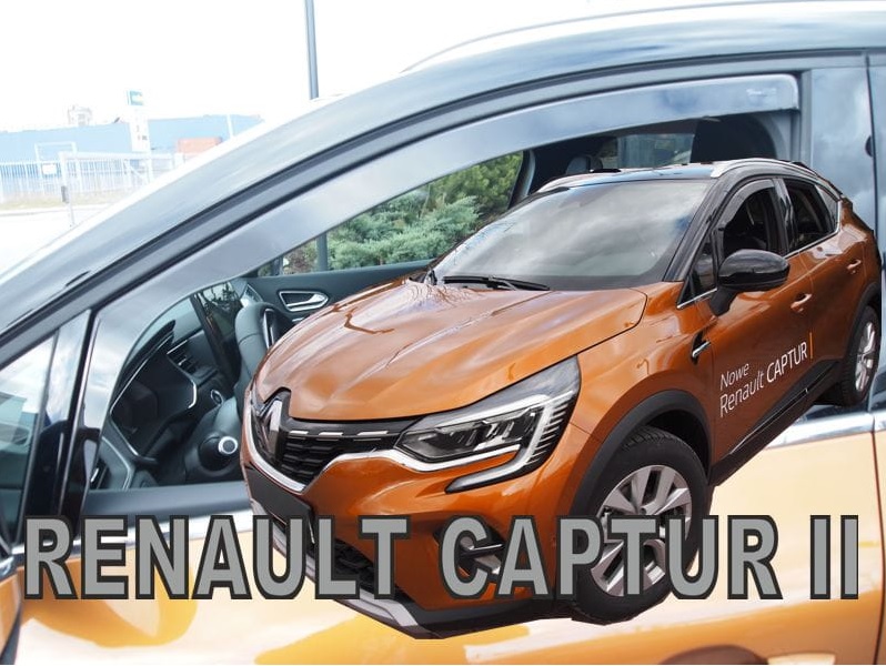 HEKO Ofuky oken - Renault Captur 5D r.v. 2019, přední