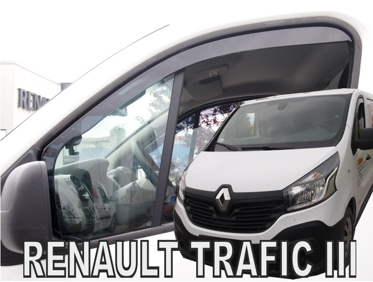 HEKO Ofuky oken - Renault Trafic r.v. 2014, přední (dlouhé)