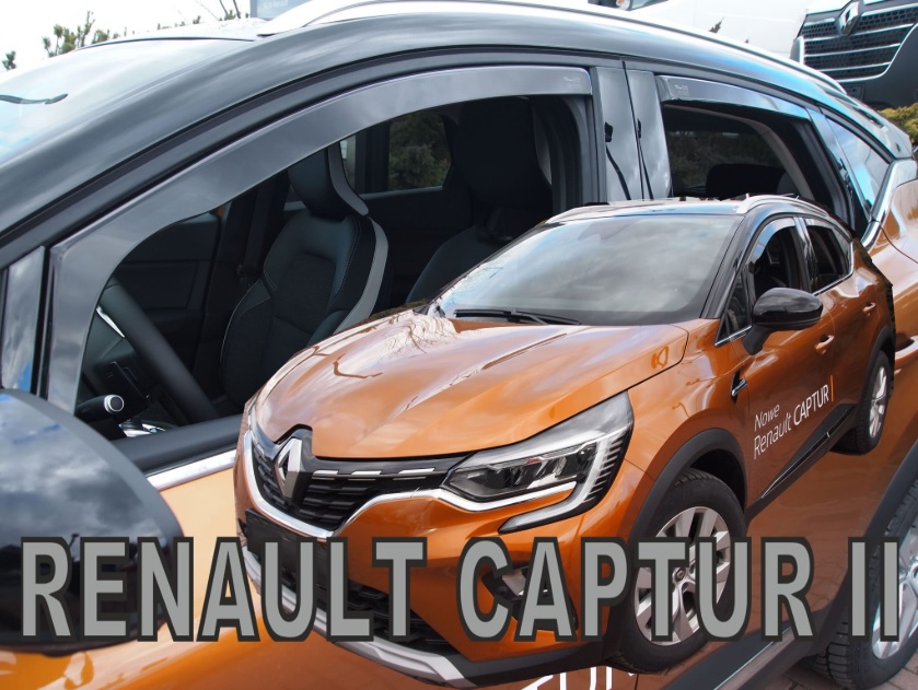 HEKO Ofuky oken - Renault Captur 5D r.v. 2019 (+zadní)
