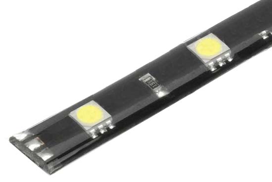 LED pásek s 24LED/3SMD bílý 12V, 50cm