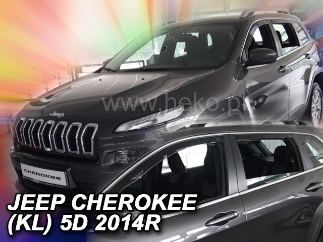 Ofuky oken - Jeep Cherokee 5D 14R (+zadní)