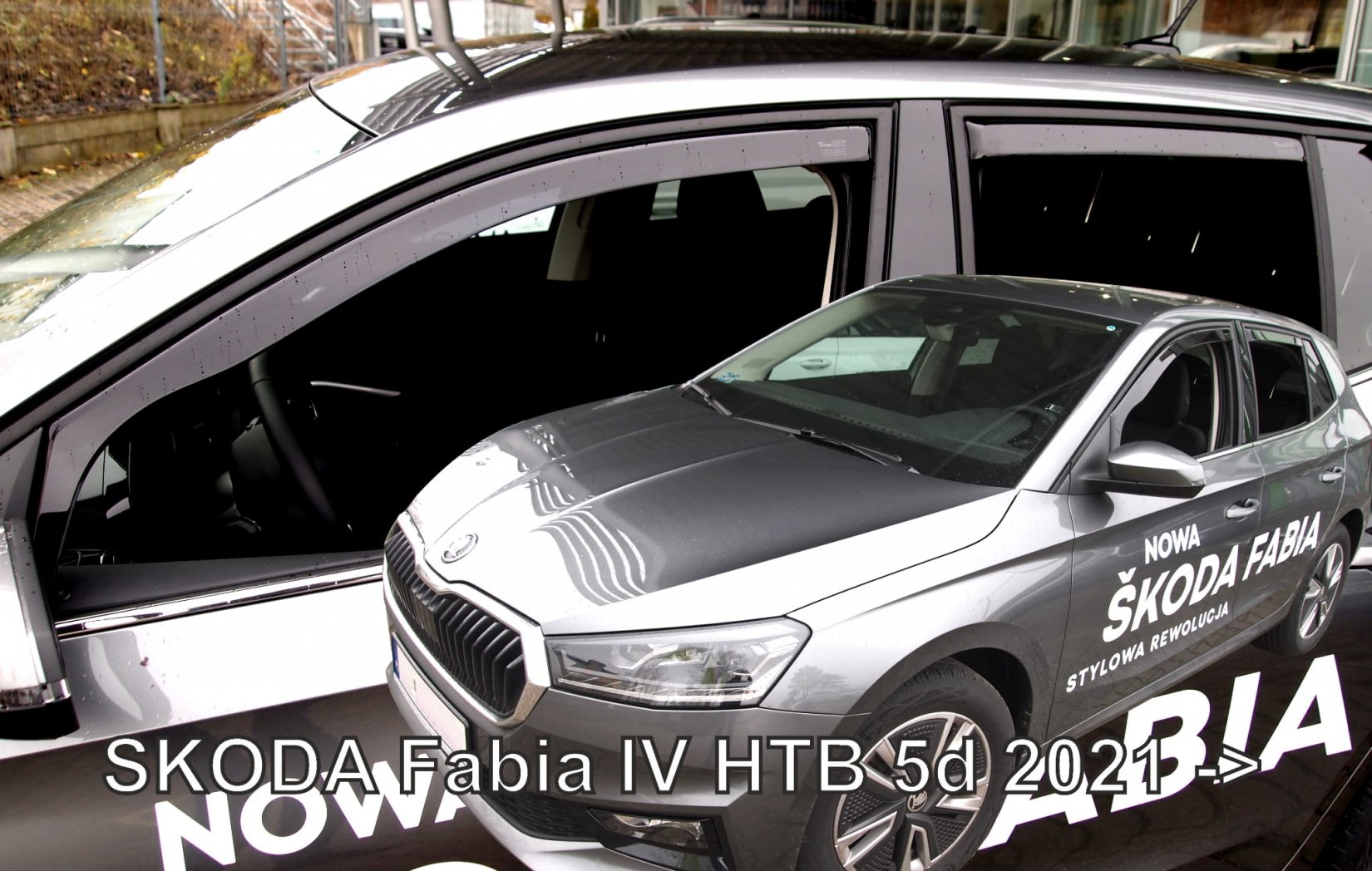 HEKO Ofuky oken - Škoda Fabia IV 5D r.v. 2021 (+zadní)